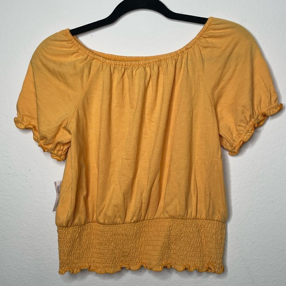 Yellow Off-Shoulder Top - Picture 3 of 3